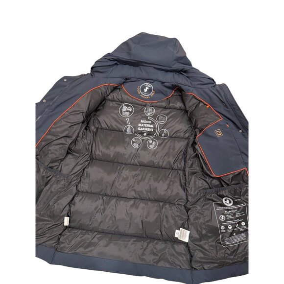 Save The Duck Bethany Puffer Jacket – Animal Free – Women’s Size 4 / L – Navy - Picture 4 of 7